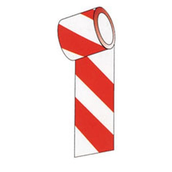 Reflektierklebeband rot/weiss, Preis per Meter