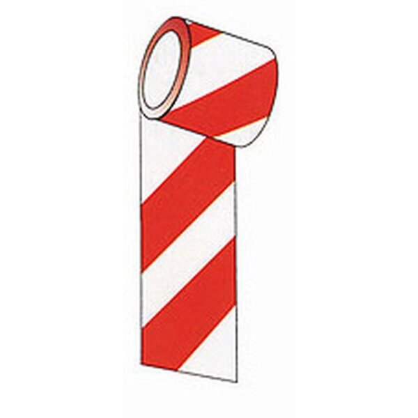 Reflektierklebeband rot/weiss, Preis per Meter