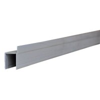 ALU Einfassprofil für 25mm Bordwand mit Anschlag