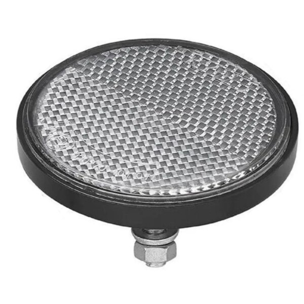 Rückstrahler Ø 60 mm weiss