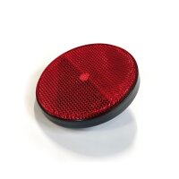 Rückstrahler Ø 80 mm rot