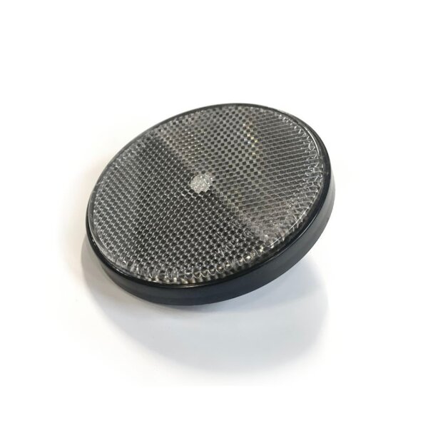 Rückstrahler Ø 80mm weiss