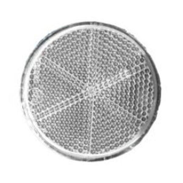 Rückstrahler Ø 57 mm weiss