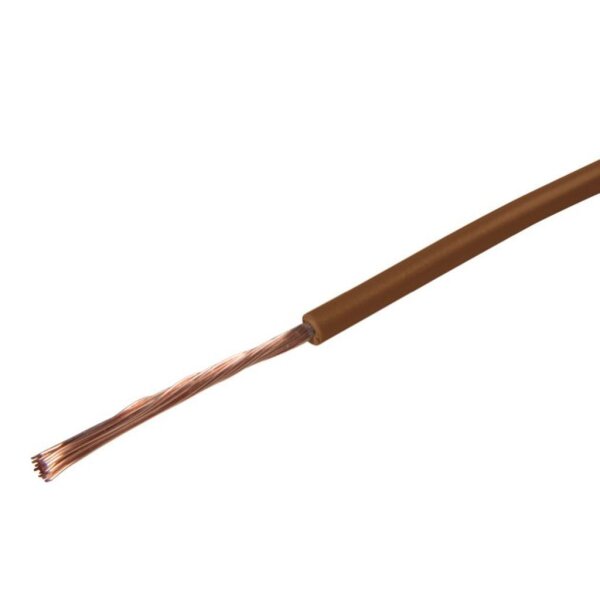 Kabel 1 x 0,75mm², braun, 1 Rolle = 50 m