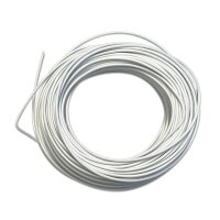 Kabel 1 x 1.0 mm weiss, 1 Rolle = 50 m