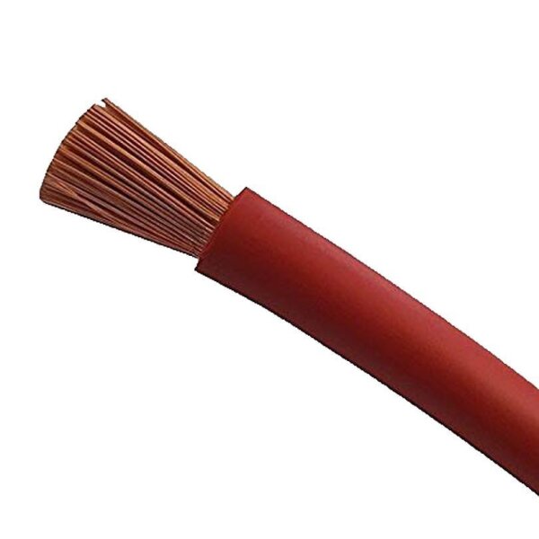Anlasserkabel 10mm²  (1.2) rot hochflexibel  per / m