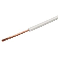 Kabel 1 x 1,5 mm², ID FLY, weiss  1 Rolle = 50m