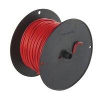 Kabel 1 x 2,5 mm², Farbe rot, per / m