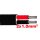 Kabel 2 x 1,0mm²  doppelt isoliert FLRYYF,  1 Rolle = 50m