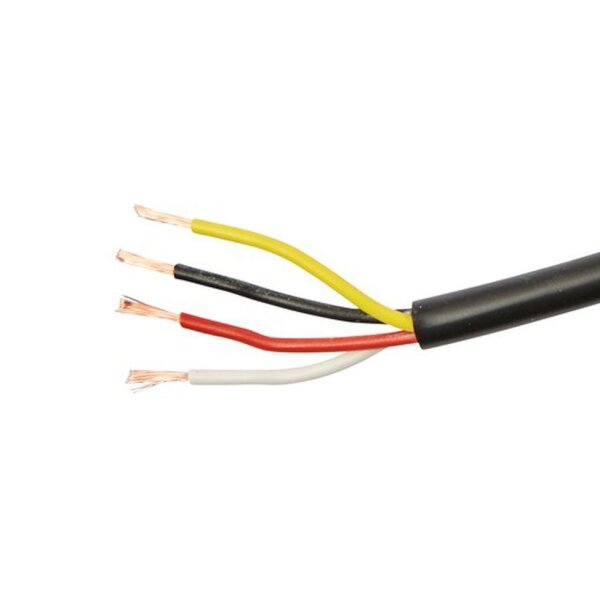 Kabel   4-pol 0,75mm², 1 Rolle = 50m