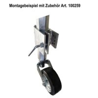 Stützrad  1500kg  6-kant  Hub 230mm