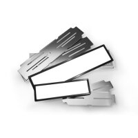 Nummernrahmen Set magnetisch, Kunststoff, schwarz