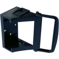 Radkeilhalter schwarz Kunststoff
