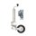 Stützrad    250kg  60mm  Hub 235mm