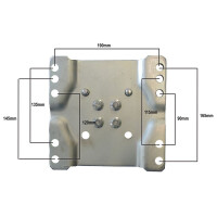 Stützrad    750kg  56mm 4-kant Hub 425mm