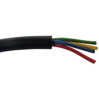Kabel   4-pol 1,0mm²  per / m