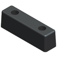 Gummi Rammpuff schwarz L 200 B 52 H 60mm
