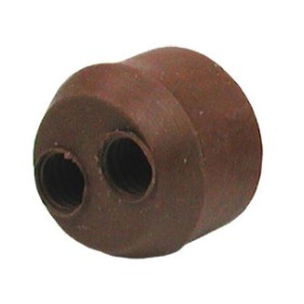 Tüllen-Satz für Kabel , Farbe braun 2x6mm