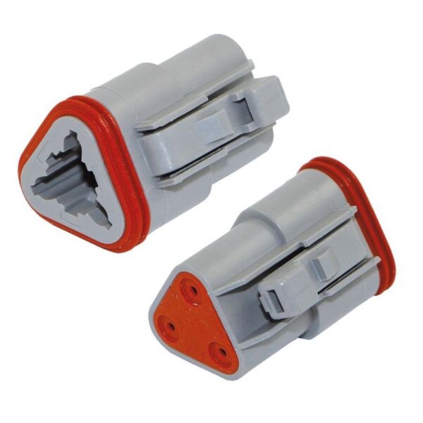 Deutschstecker 3-pol (DT06-3S) ohne Pin !! IP68