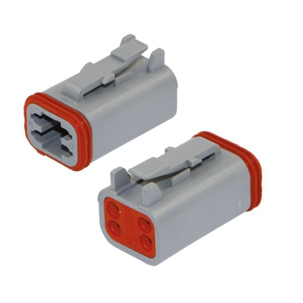 Deutschstecker 4-pol (DT06-4S) ohne Pin !! IP68
