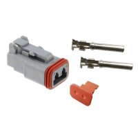 Deutschstecker Satz 2-pol  IP68