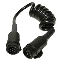 Spiralkabel 13-pol 12V  Arbeitslänge 2m