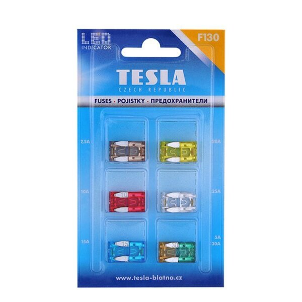Flachstecksicherungs Set (5) MINI GLOW LED