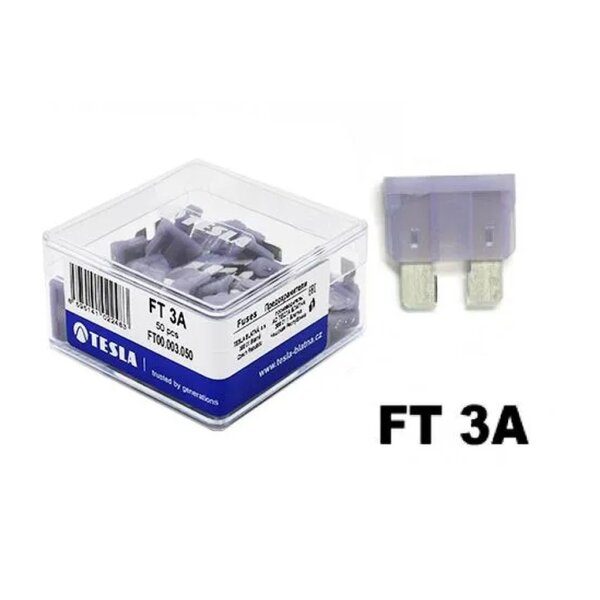 Flachstecksicherung ATO 003, lila, 3A, bis 32V