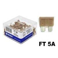 Flachstecksicherung ATO 005, gelb / Braun 5A, bis 32V