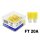 Flachstecksicherung ATO 020, gelb, 20A, bis 32V