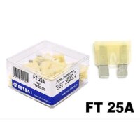 Flachstecksicherung ATO 025, transp. - weiss, 25A, bis 32V
