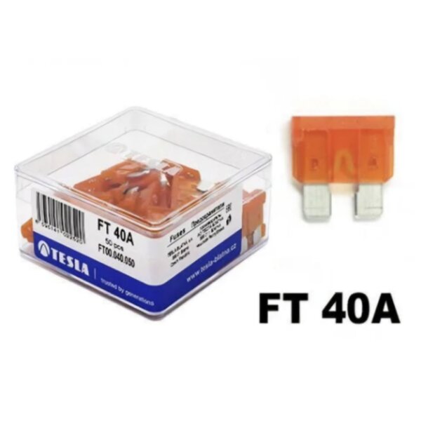 Flachstecksicherung ATO 040, orange, 40A, bis 32V