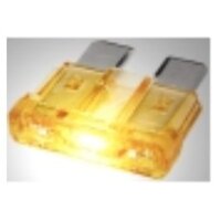 Flachstecksicherung ATO mit LED - Anzeige, gelb/braun, 5A