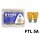 Flachstecksicherung ATO mit LED - Anzeige, gelb/braun, 5A