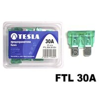 Flachstecksicherung ATO mit LED - Anzeige, grün, 30A