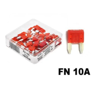 Flachstecksicherung Mini 010, rot, 10A, bis 32V