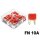 Flachstecksicherung Mini 010, rot, 10A, bis 32V