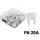 Flachstecksicherung Mini 025, transparent 25A, bis 32V