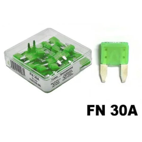 Flachstecksicherung Mini 030, grün, 30A, bis 32V