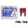 Flachstecksicherung Mini mit LED - Anzeige, rot, 10A
