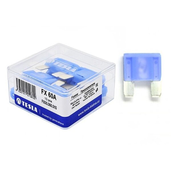 Flachstecksicherung Maxi, 060, blau, 60A, bis 32V