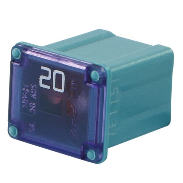 Sicherung J Case Low Profile, blau,  20A, bis 58V