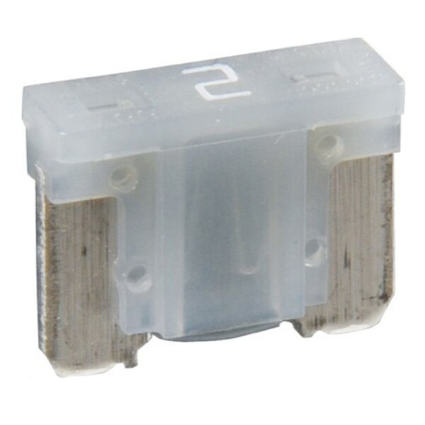 Flachstecks. LOW PROFILE Mini, 002, grau, 2A, bis 58V
