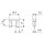 Flachstecks. LOW PROFILE Mini, 007, braun, 7.5A bis 58V
