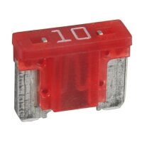Flachstecks. LOW PROFILE Mini, 010, rot, 10A, bis 58V
