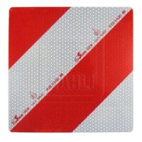 Warntafel 282 x 282mm, beidseitig rot/weiss
