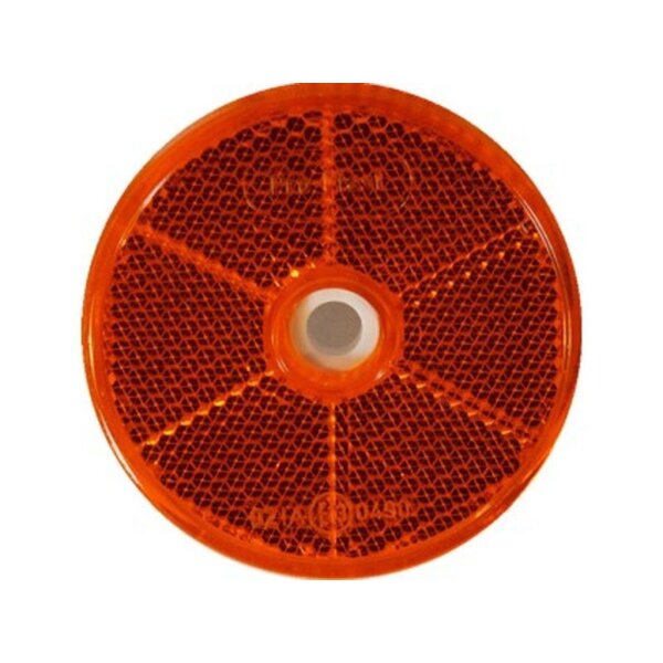 Rückstrahler Ø 60 mm rot
