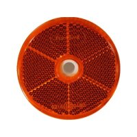 Rückstrahler Ø 60 mm rot