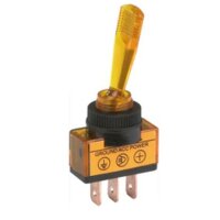 Kippschalter (4) Ein - Aus, orange, 12V/20A, 24V/5A