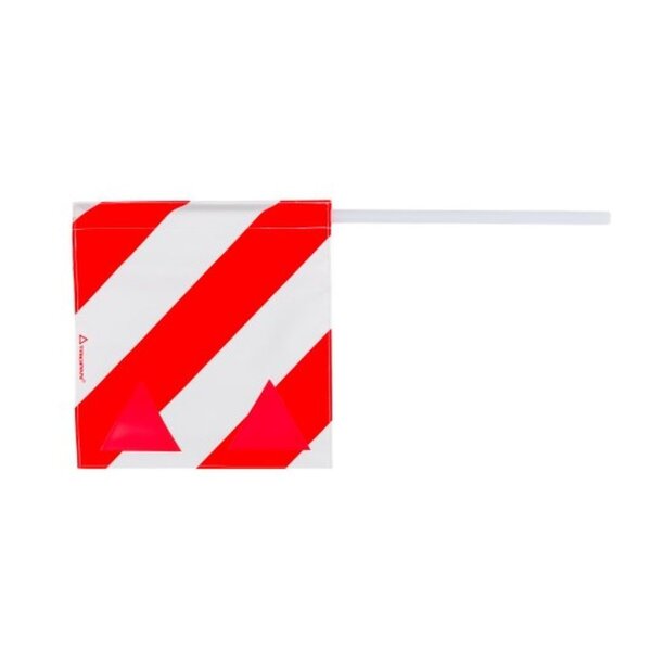 Fahne für Überbreite rot/weiss L 800mm, Triopan